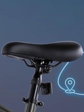 NEW Black Universal Replacement Wide Padded Bike Seat Waterproof PU Leather